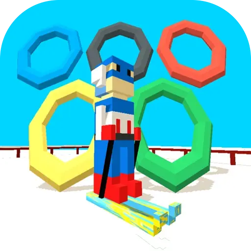 Sliding Olympic game icon